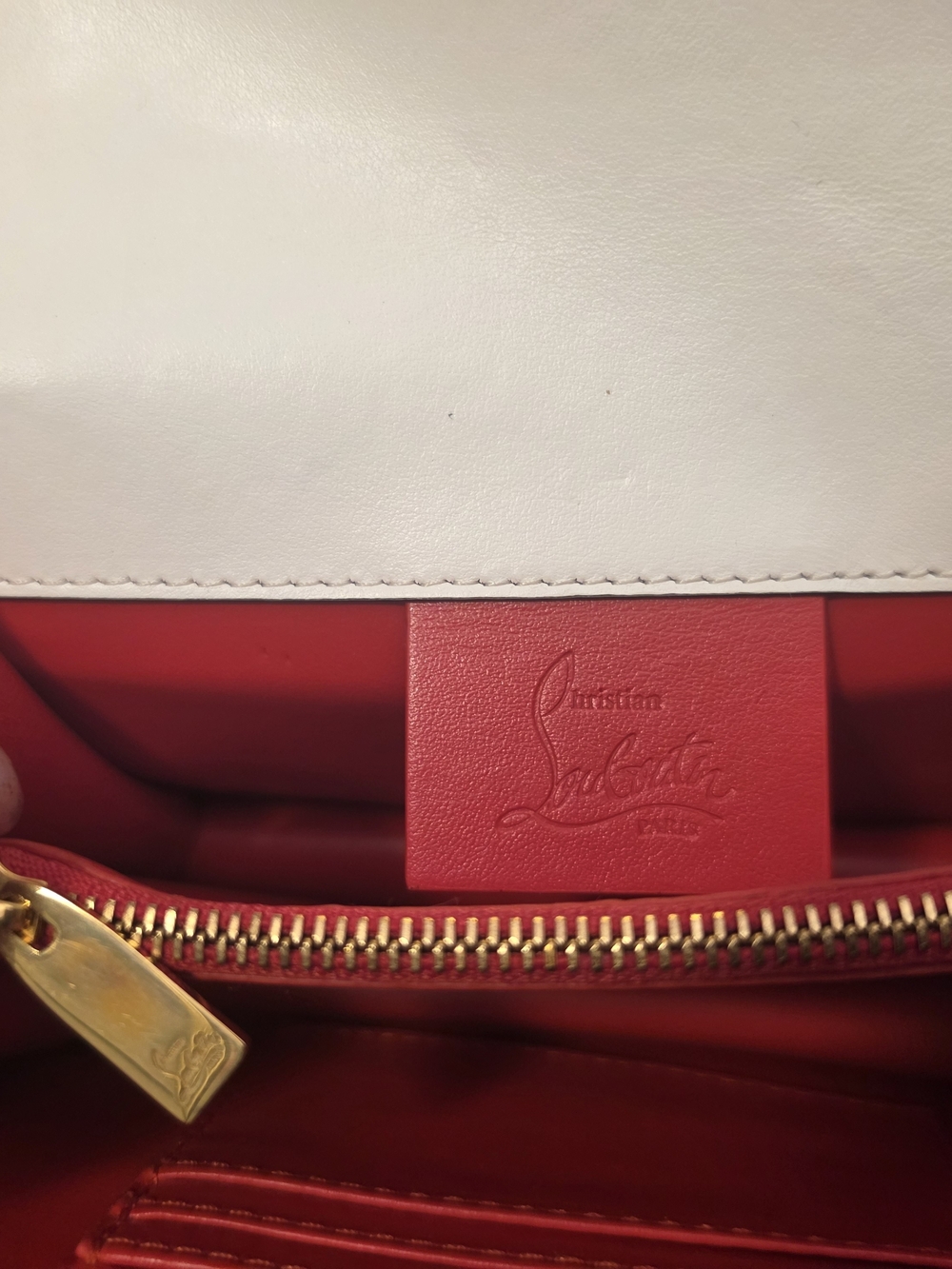 Christian Louboutin Silver Glitter Chain Shoulder Bag - Picture 4 of 13